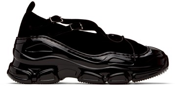 Simone Rocha 黑色 Classic Criss Cross Tracker Ballerina 运动鞋