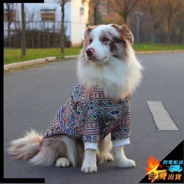 【台灣出貨】寵物服飾 精美狗狗衣服 保暖舒適  大型犬金毛 邊牧 秋冬款衣服 寵物冬季加厚保暖加絨冬裝