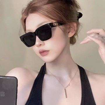 2024新款方形貓眼墨鏡女潮流時尚歐美外貿跨境眼鏡廠家批發23089
