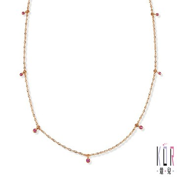 K’OR蔻兒 美麗瞬間鑽石/玫瑰金項鍊