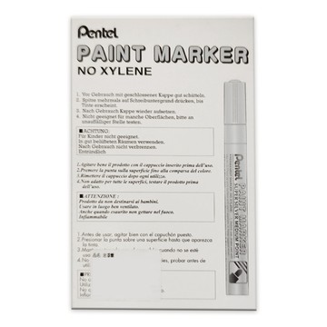 Pentel 飛龍文具 油漆筆 粗 MMP10-Z 12支裝 Medium Bullet Point  1色  1盒