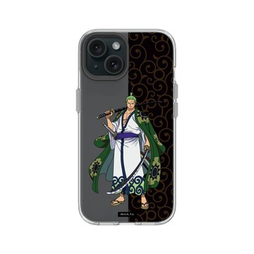 iPhone 15 Clear 透明 - 航海王 One Piece - 和之國系列-索隆十郎
