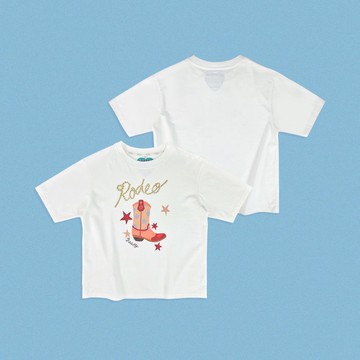 DADDY(SWC) | Rodeo T-shirt 可愛白色 T-shirt