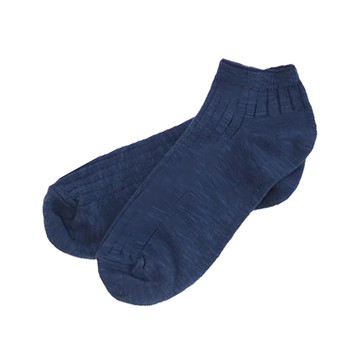 D&G BEAUTY 女款暗紋踝襪-D433  丈青色  22-25