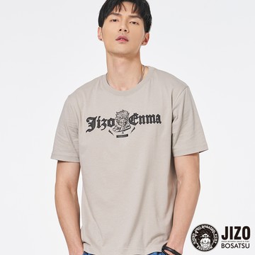 【㊙結帳2件再88折】地藏當街LOGO十字繡運動短TEE(卡其灰) - BLUE WAY 地藏小王