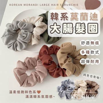 【台灣現貨⚜️舒適無痕 條紋韓系設計】大腸髮圈 髮圈 無痕髮圈 莫蘭迪色 大腸圈 大腸圈髮飾 造型髮圈 時尚韓版