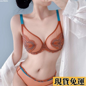 【🚚低價🚚】限時熱賣 內衣女大胸顯小胸套裝 集中爆乳全罩杯內衣 收副乳防下垂內衣 上託超薄款蕾絲內衣