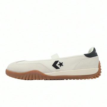 Converse 休閒鞋 Run Star Trainer 男鞋 女鞋 米 棕 麂皮 膠底 芭蕾舞鞋 A16250C
