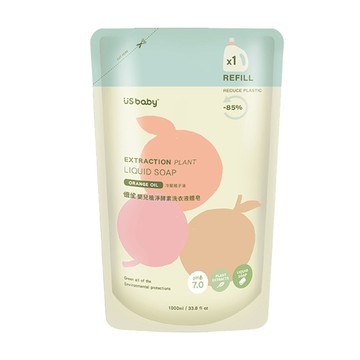 優生 嬰兒植淨酵素洗衣液體皂(洗衣精)補充包1000ml(效期2025/09/30)