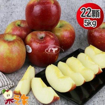 果之家 美國華盛頓榨汁富士蘋果22顆入5kg(單顆約227g)