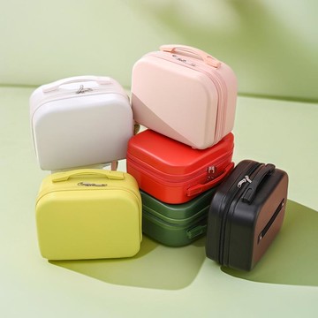 定制小型化妝箱迷你小行李箱14寸手提箱收納包便攜旅行箱包密碼箱