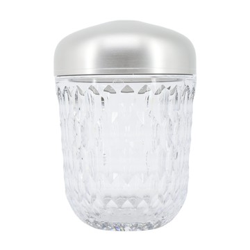 Hermes 愛馬仕 Saint-Louis 迷你斜切玻璃水晶燈(銀色飾面)_廠商直送