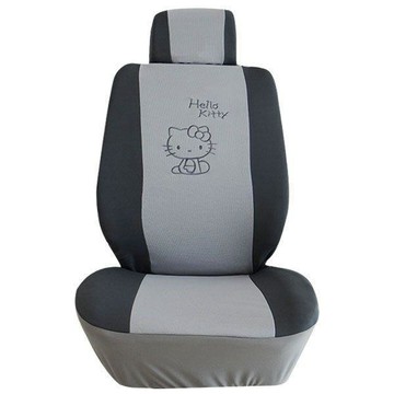 雅緻臻品🎡  五座汽車通用座椅套四季全包圍坐墊套透氣耐磨可愛卡通布藝座套 汽車腰靠、頭枕