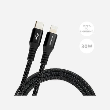 DAPAD 快充傳輸線 Type-C to Lightning 30W 鋁合金編織 充電傳輸線 1m