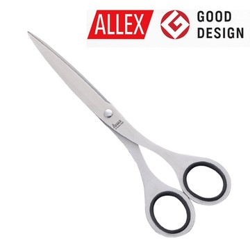【ALLEX林刃物】事務用長刃剪刀185mm-黑(11103B)