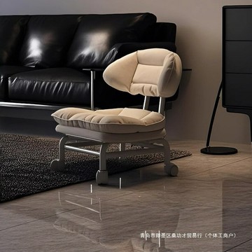 萬向輪小凳子滑輪矮凳家用換鞋凳帶娃神器兒童帶輪板凳靜音靠背椅