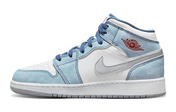 JORDAN 1 MID SE FRENCH BLUE LIGHT STEEL GS