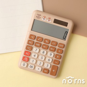 【Norns】迪士尼奇奇蒂蒂計算機- Norns Original Design正版授權 Chip&Dale太陽能雙電源計算機