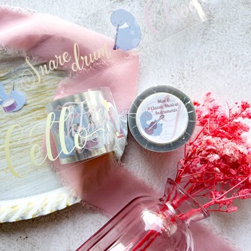 水怪與古典樂器 - PET膠帶 - 4cm*5M