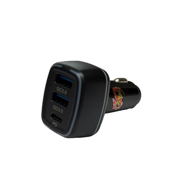 車充 PD TYPE-C 30W＋QC3.0 2USB車用充電器(66W)