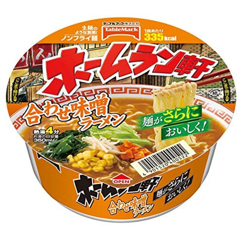 テーブルマーク ホームラン軒合わせ味噌ラーメン 106g×12個