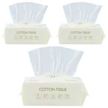 一次性洗臉巾 20 x 15cm 100抽  平紋款  1組