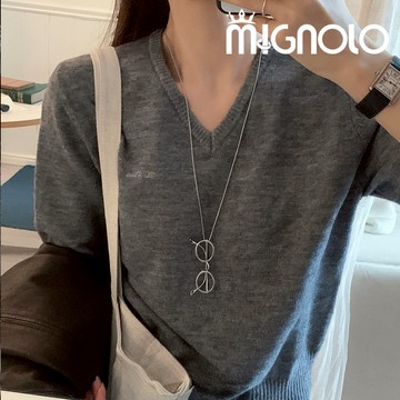 MIGNOLO💫鏡框項鍊｜鈦鋼項鍊 長項鍊 百搭 項鍊 毛衣鍊 韓國連線 正韓 項鍊女 配飾 唯美項鍊