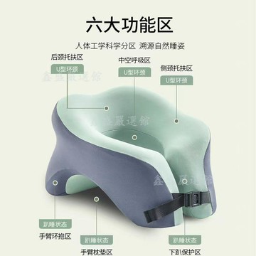 💖臺灣-出貨💖辦公室午休神器記憶旅行多功能趴睡枕03aD