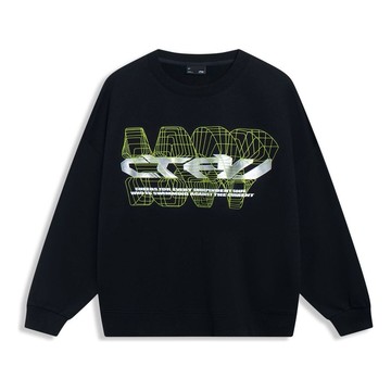 Li-Ning Counterflow Graphic Sweatshirt 'Black'