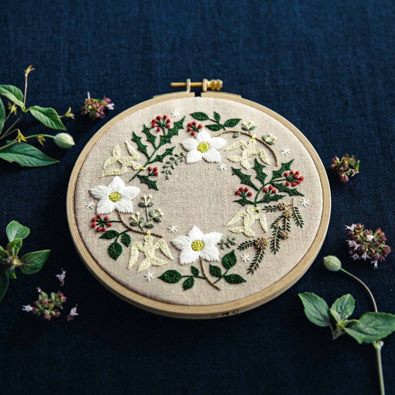 樋口愉美子　12ヶ月のエンブロイダリーキット タイプが選べる】樋口 愉美子さん 12ヵ月のエンブロイダリーキット