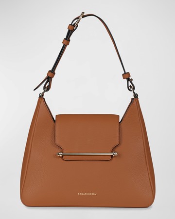 Multrees Grain Leather Hobo Bag