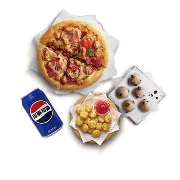 【必勝客】 6吋個人比薩 經典系列(口味6選1) XL套餐 好禮即享券