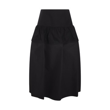 Jil Sander - Black Cotton Skirt