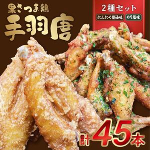 028-34 揚げるだけ！黒さつま鶏手羽唐用2種セット