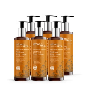 【城市吠陀 Urban Veda】檀香舒緩身體乳液(250mlx6)