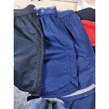 外貿小馬阿羅褲純棉梭織男女休閑居家短褲松緊腰內褲