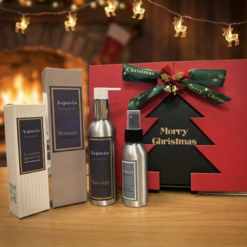 放鬆&釋壓．暖馨芳香組｜按摩精油+精油噴霧四入組