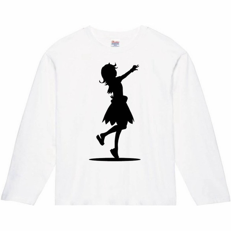 鬼人 正邪 東方 シルエット 影絵 イラスト 長袖tシャツ 通販 Lineポイント最大get Lineショッピング