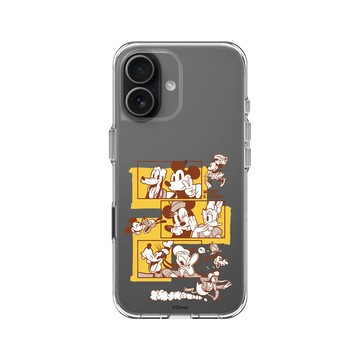 iPhone 17 Clear Case（相機按鈕） 透明 - 迪士尼-米奇 Mickey - 朋友們的三連拍