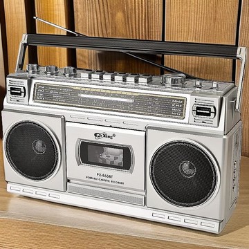 【高品質超低價】復古懷舊磁帶機錄音機卡帶機收音機藍牙插卡音箱充電戶外音響