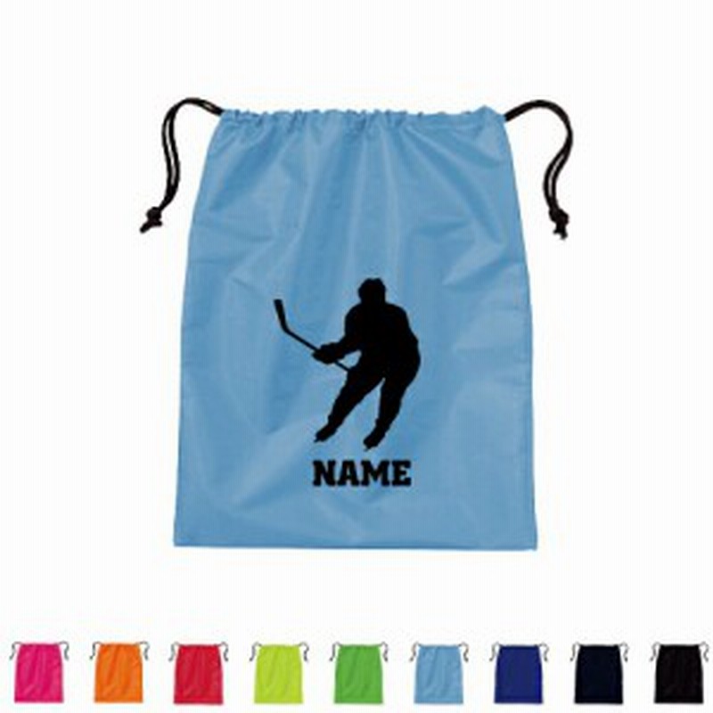 アイスホッケー 巾着ナイロンバッグ 名入れシューズバッグ 靴入れ シューズケース くつ袋 上履き入れ 巾着袋 部活 スポーツ 卒部記 通販 Lineポイント最大1 0 Get Lineショッピング
