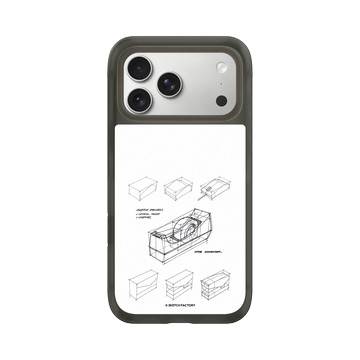 iPhone 17 Pro Max AirX 本質黑 - Sketch Factory - 辦公室小物素描