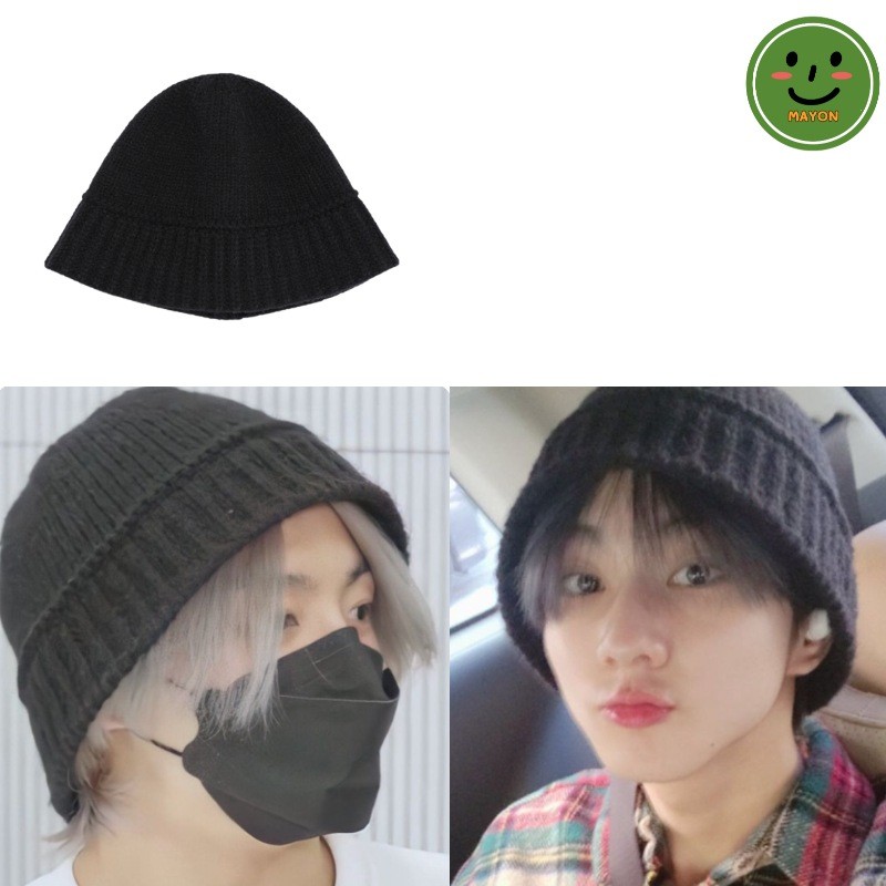 BTS ENHYPEN 着用] Wool Knit Bucket Hat / Jungkook 着用 韓国ニット