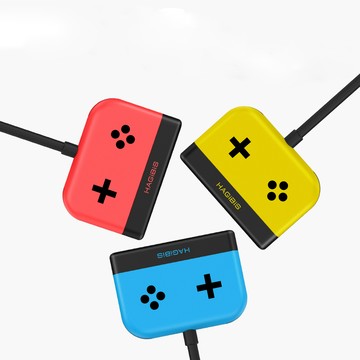 HAGiBiS switch擴充器HDMI+USB3.0+PD供電(黑藍色SWC03-BU