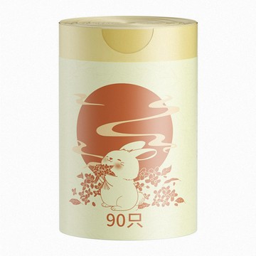 垃圾袋 【APEX】桂花香氛免撕手提垃圾袋 90入/卷