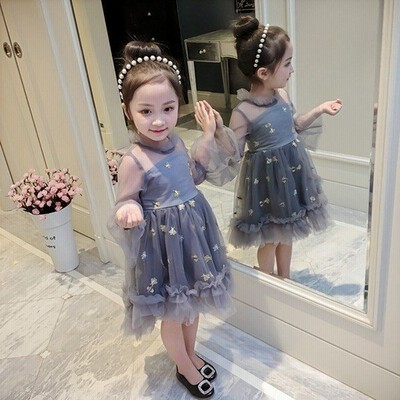 子どもワンピース 韓国風 女の子 キッズ 発表会ドレス チュールスカート お姫様 ドレス 長袖フォーマル結婚式 入学式 発表会 七五三 110 140cm 通販 Lineポイント最大get Lineショッピング