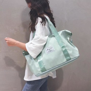 超大容量可折疊旅行包女健身包待產輕便收納包手提袋拉桿箱行李袋