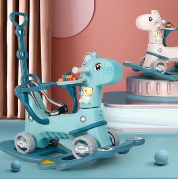 兒童搖搖馬 木馬兒童搖馬兩用兒童推車一周歲生日禮物玩具多功能搖搖馬TW