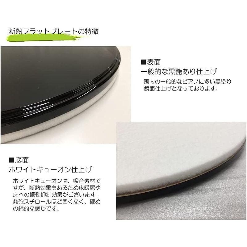 yamaha グランドピアノ用 床補強ボード 断熱 防音タイプ ダブルキャスター 用インシュレータ フラットプレート FP