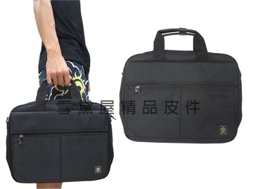 文件包中小型容量公事包防水尼龍布可手提肩背斜側背可放a4資料夾電腦附護肩長背帶